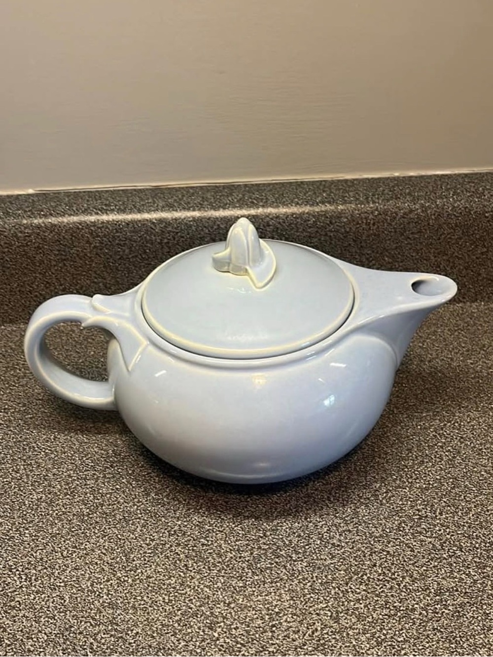 TS&T Lu-Ray Pastels Blue and Porcelain teapot
